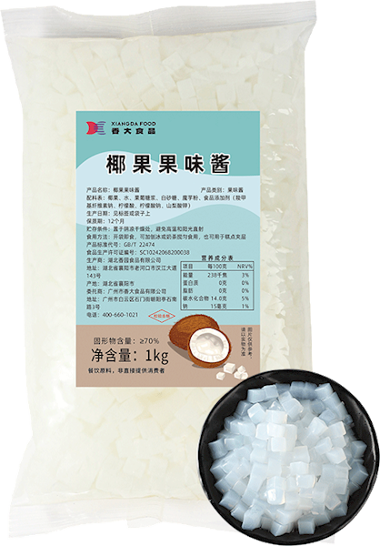 椰果果味酱1kg