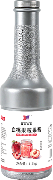 血桃果粒果酱（含水蜜桃）1.2kg
