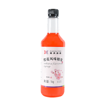 Sakura flavored syrup 1kg