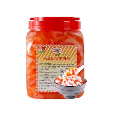 Crystal pineapple fruit sauce 2.5kg