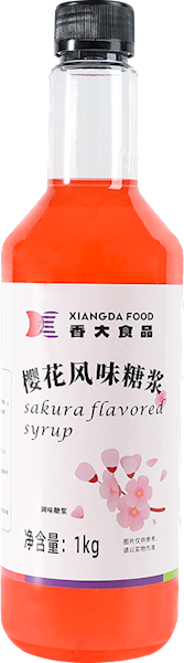 Sakura flavored syrup 1kg