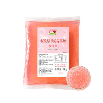 Peach flavor crystal ball