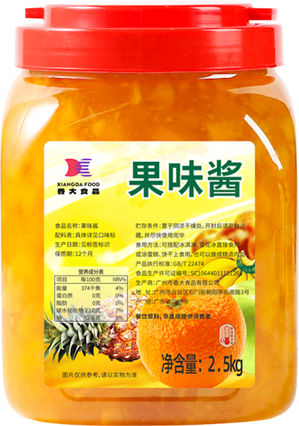 芒果果味酱2.5kg