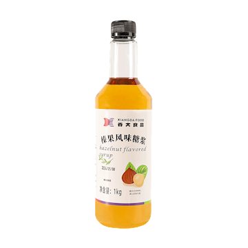 Hazelnut flavored syrup 1kg