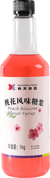 Peach flavor syrup 1kg