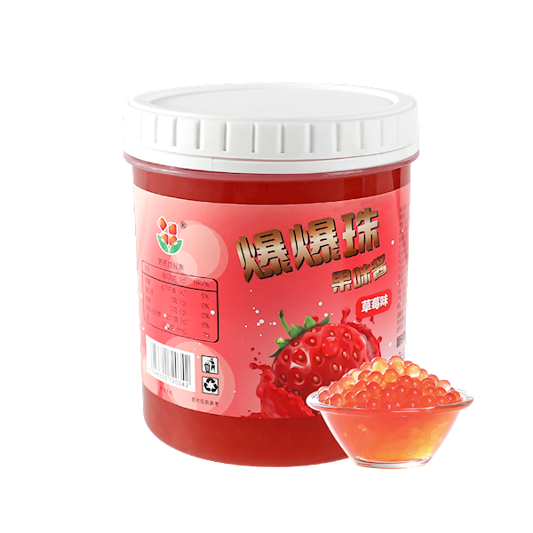 Fruit popping boba