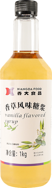 Vanilla flavored syrup 1kg