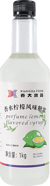 Perfume lemon flavor syrup 1kg